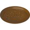 Ekena Millwork Luton Ceiling Medallion (Fits Canopies up to 1 1/8"), Hand-Painted Smokey Topaz, 15 3/4"OD x 5/8"P CM16LUSTF - alternate 3